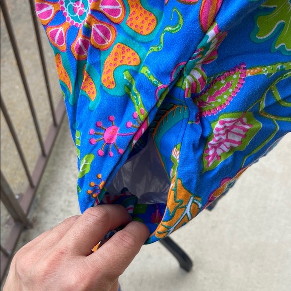 Gretchen Scott Designs Multicolor Floral Sleeveless Dress Sz Medium - Picture 4 of 7